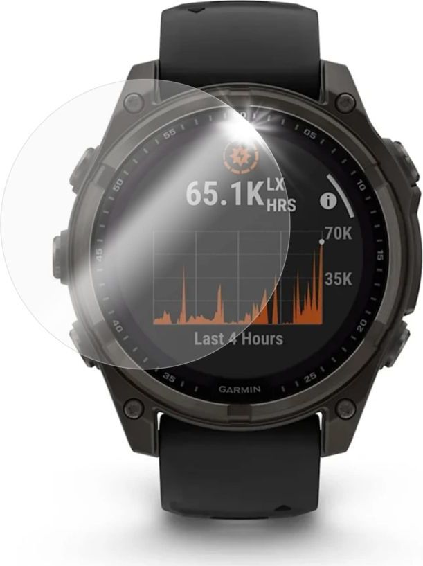 Ochranné tvrzené sklo FIXED pro smartwatch Garmin Fenix 8 (47mm), 2 ks v balení, čiré