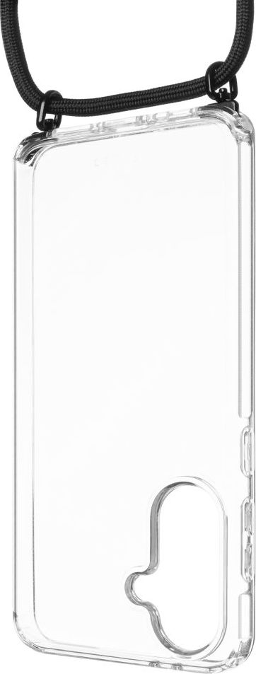 Pouzdro FIXED Pure Neck s odnímatelnou černou šňůrkou na krk pro Samsung Galaxy A36 5G/A56 5G