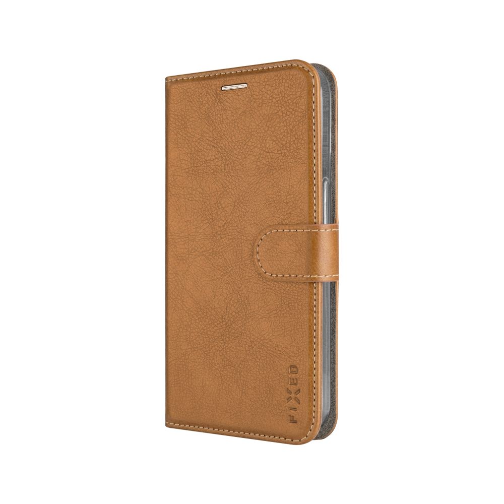 Pouzdro typu kniha FIXED Opus pro Samsung Galaxy A36 5G/A56 5G, hnědé