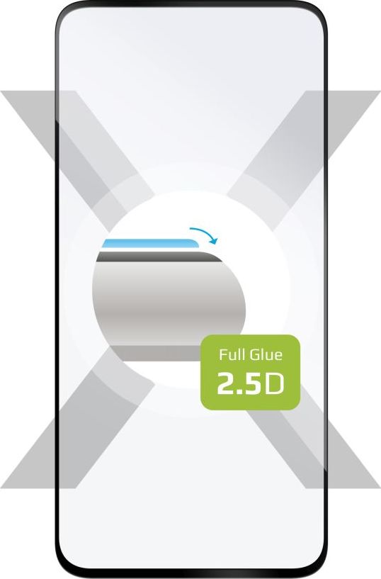Ochranné tvrzené sklo FIXED Full-Cover pro Samsung Galaxy A55 5G, černé