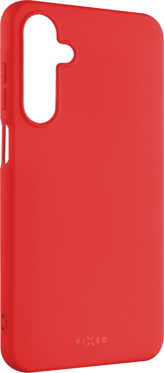 Zadní pogumovaný kryt FIXED Story pro Samsung Galaxy A16 4G/5G, červený