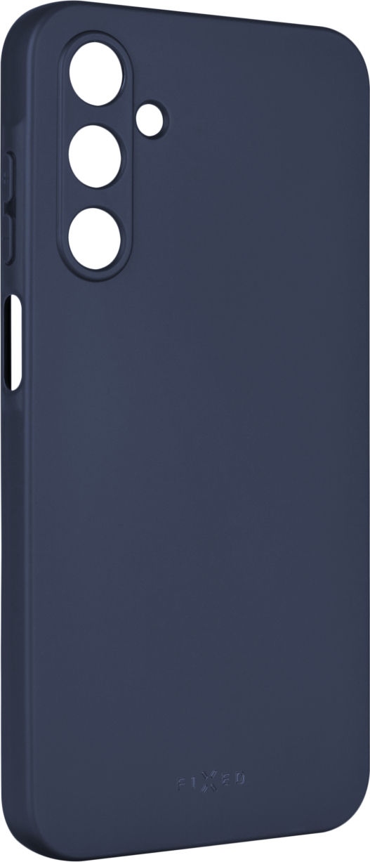 Zadní pogumovaný kryt FIXED Story pro Samsung Galaxy A25 5G, modrý