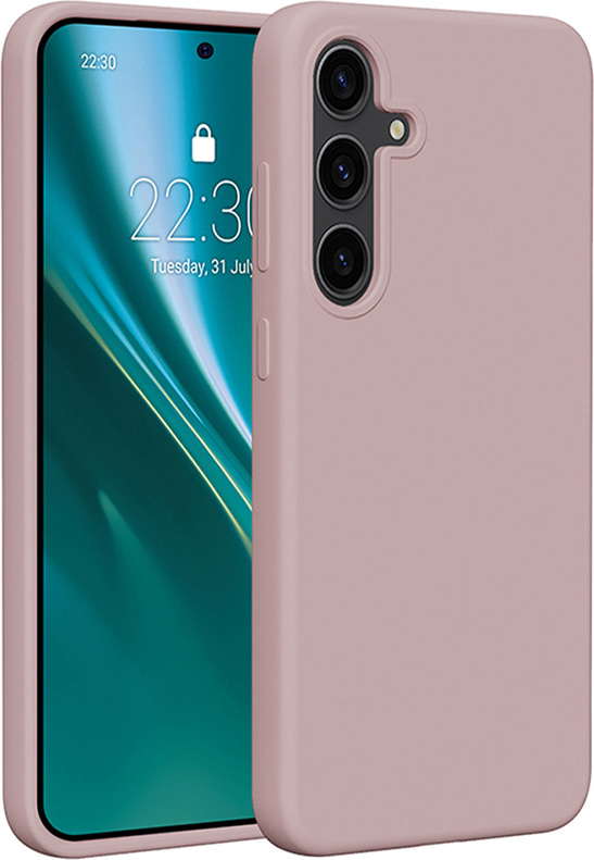 Etteri Silikonové pouzdro pro Samsung Galaxy S25 světle růžové