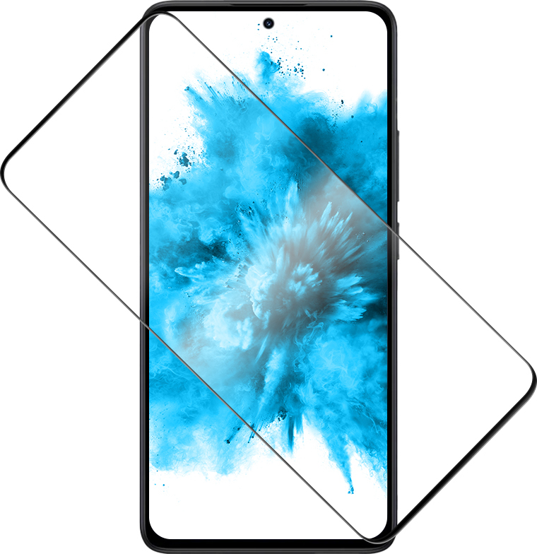 Ochranné tvrzené sklo FIXED Full-Cover pro Xiaomi Redmi Note 14 5G/POCO M7 Pro 5G, černé