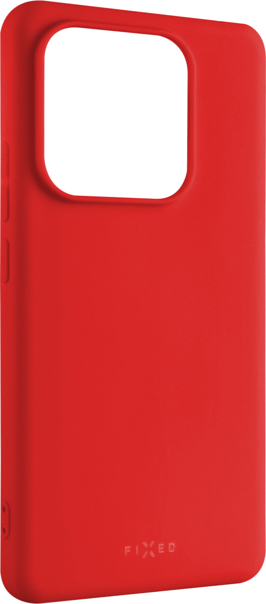 Zadní pogumovaný kryt FIXED Story pro Xiaomi Redmi Note 14 5G, červený
