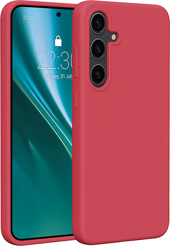 Etteri Silikonové pouzdro pro Samsung Galaxy S25 Plus malina