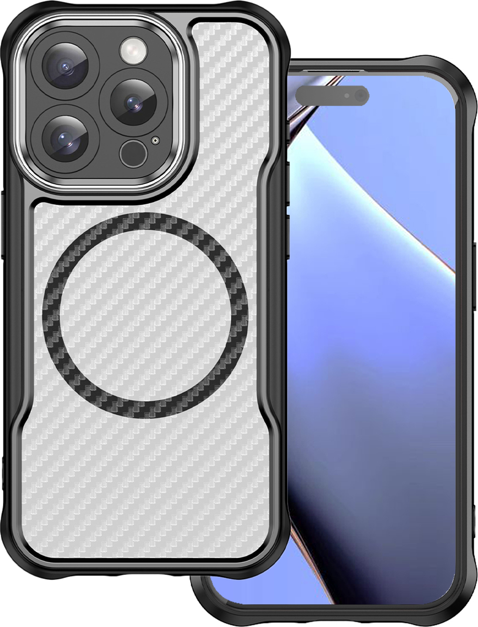Pouzdro Defender Carbon Mag pro iPhone 16 Pro Max 6,9