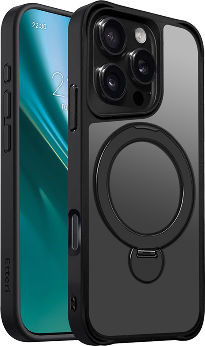 Pouzdro Etteri Matt Mag Ring pro iPhone 16 Pro 6,3