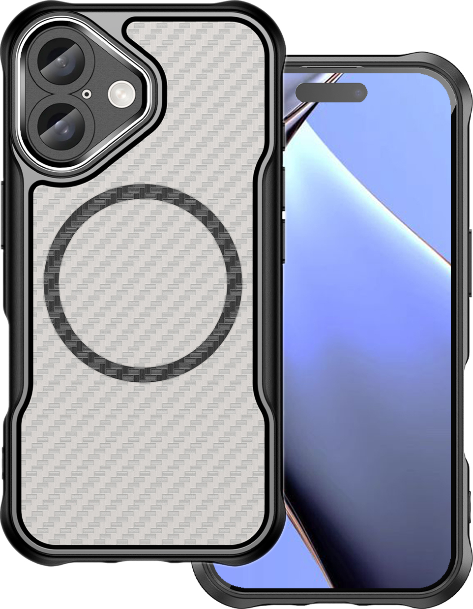 Pouzdro Defender Carbon Mag pro iPhone 16 Plus 6,7