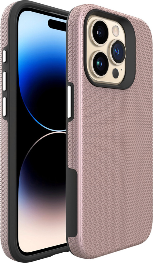 Pouzdro Vmax Triangle pro iPhone 16 Plus 6,7" růžové zlato