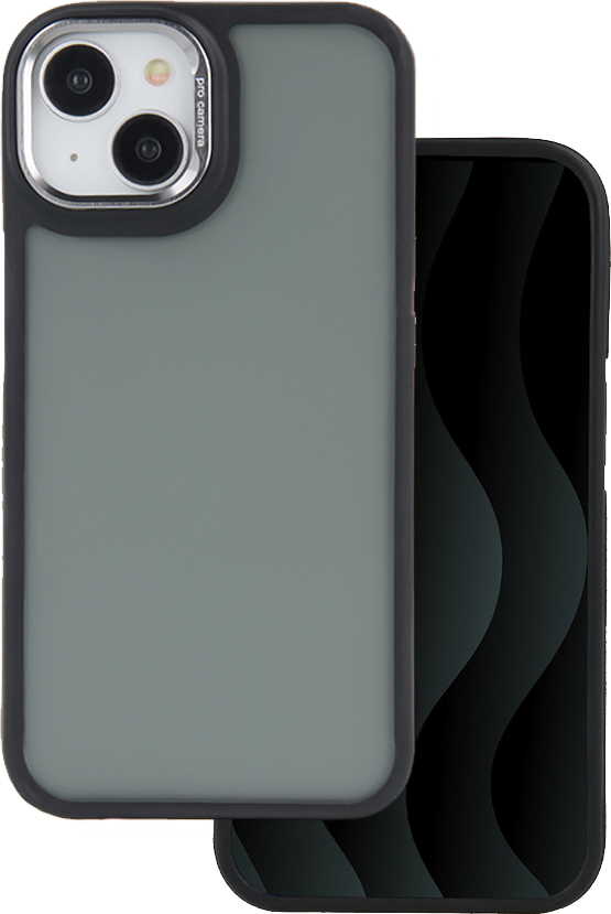 Crystal Black pouzdro pro iPhone 16 Plus 6,7