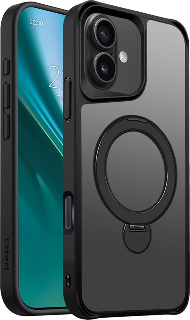 Pouzdro Etteri Matt Mag Ring pro iPhone 16 6,1