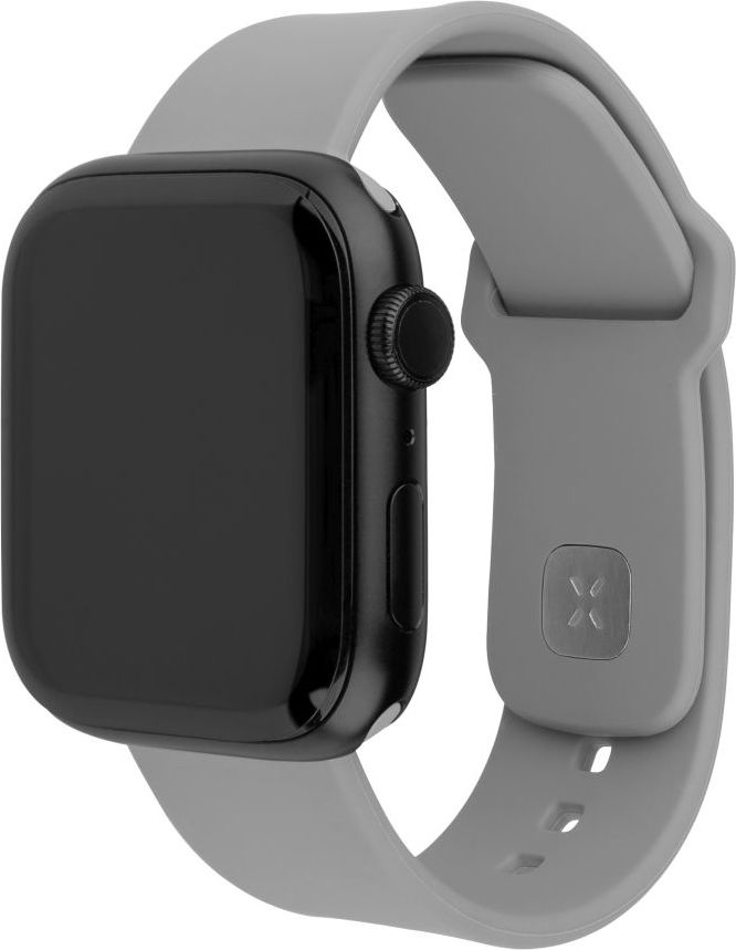 Set silikonových řemínků FIXED Silicone Sporty Strap pro Apple Watch 38/40/41mm, světle šedý