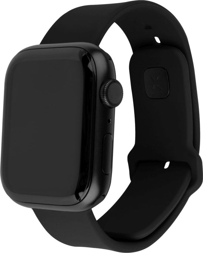 Set silikonových řemínků FIXED Silicone Sporty Strap pro Apple Watch 38/40/41mm, černý
