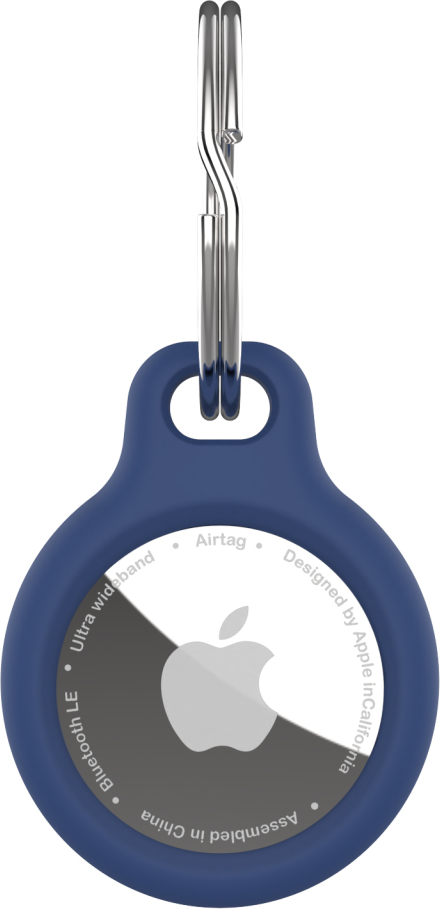 Silikonové pouzdro FIXED Silky pro Apple AirTag, modré