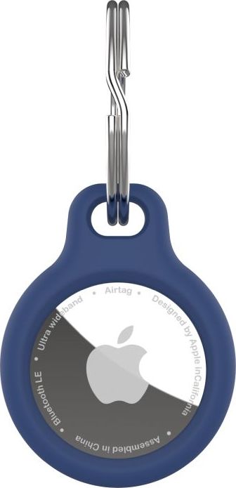 Silikonové pouzdro FIXED silky pro Apple AirTag, modré