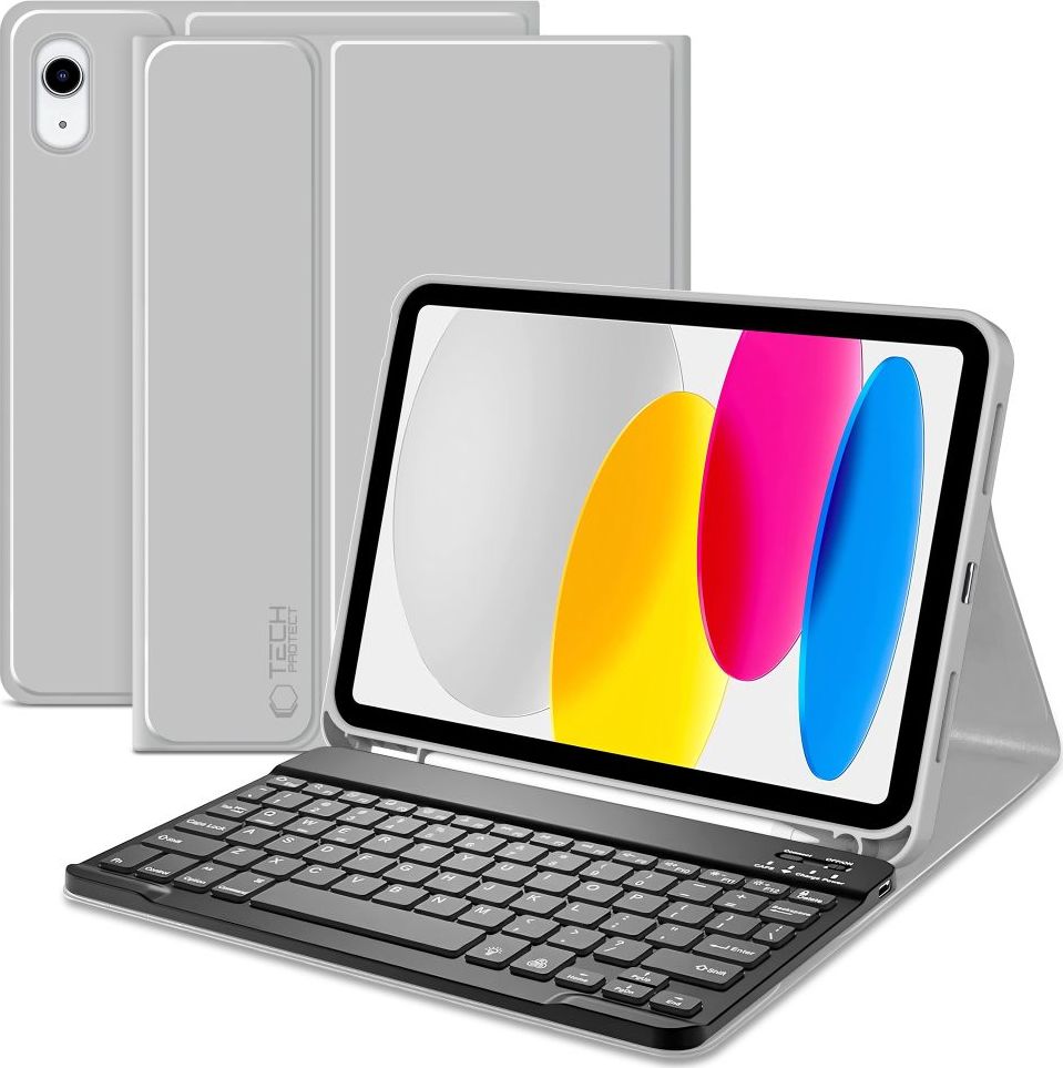 TECH-PROTECT Pouzdro SC PEN + KEYBOARD iPad 10.9” 10 / 2022 / 11” 11 / 2025 GREY