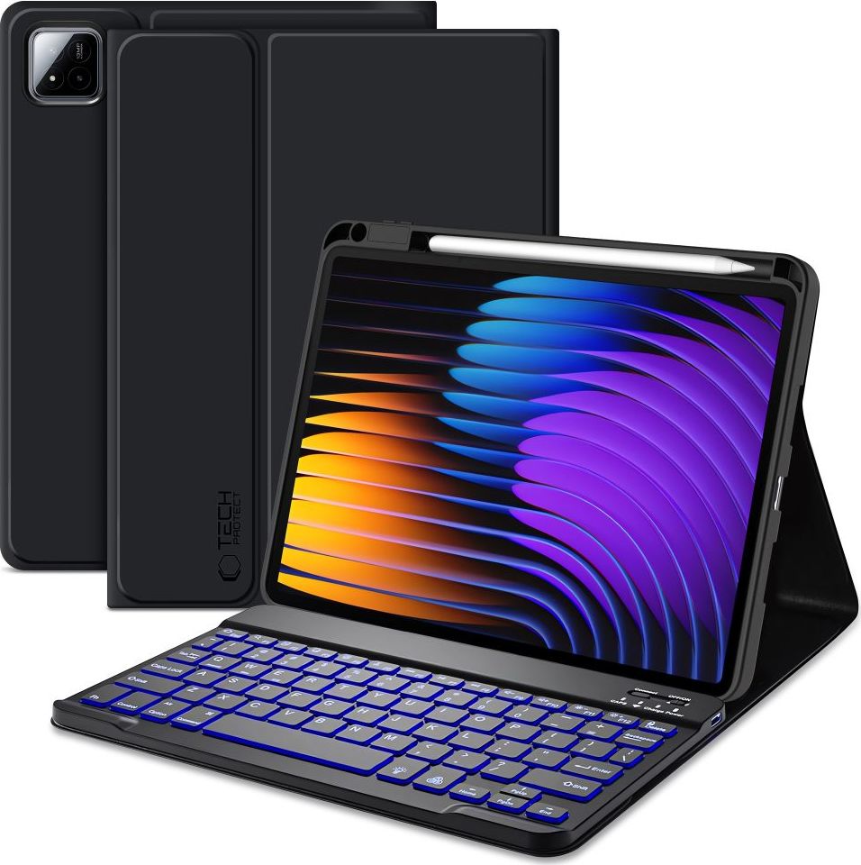 Levně TECH-PROTECT SC PEN + KEYBOARD XIAOMI PAD 7 / 7 PRO BLACK