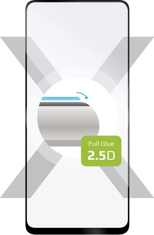 Ochranné tvrzené sklo FIXED Full-Cover pro Motorola Moto G32, černé