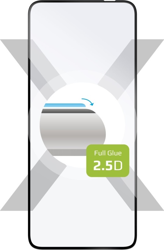 Ochranné tvrzené sklo FIXED Full-Cover pro Motorola Moto Edge 30 Neo, černé