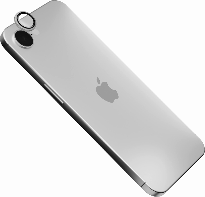 Levně Ochranná skla čoček fotoaparátů FIXED Camera Glass pro Apple iPhone 17e/16e, space gray