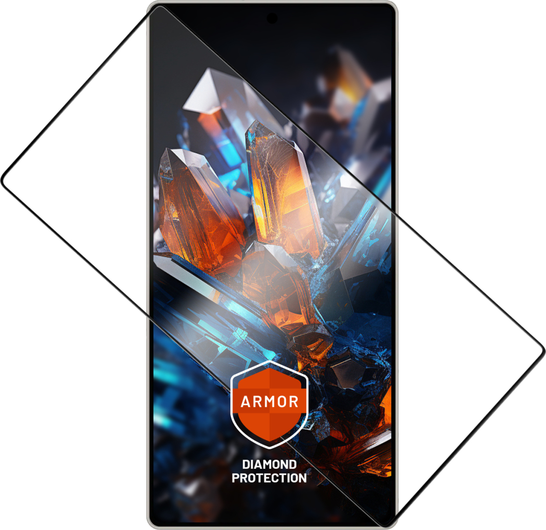 Ultra odolné tvrzené sklo FIXED Armor s Anti-dust aplikátorem a AR vrstvou pro Samsung Galaxy S25 Ultra, černé