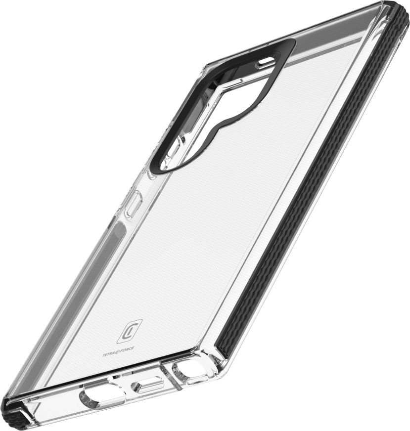 Ultra ochranné pouzdro Cellularline Tetra Force Strong Guard pro Samsung Galaxy S24 Ultra, transparentní