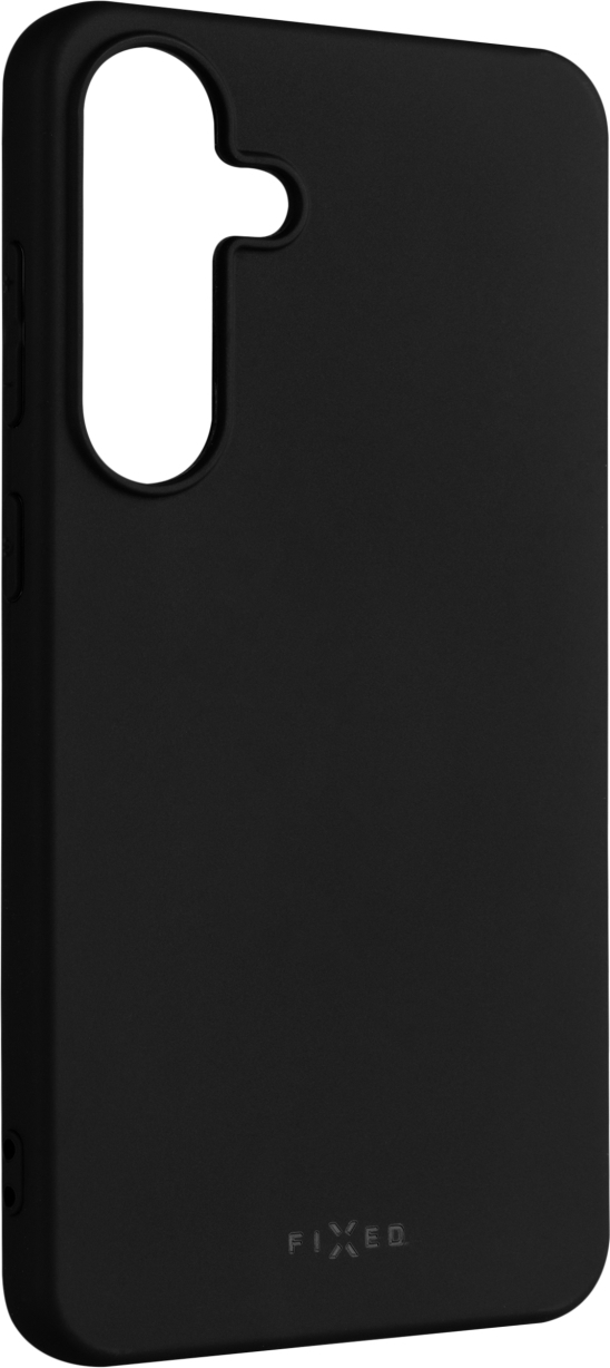 Zadní pogumovaný kryt FIXED Story pro Samsung Galaxy S25+, černý
