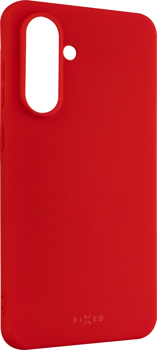 Zadní pogumovaný kryt FIXED Story pro Samsung Galaxy A36 5G, červený