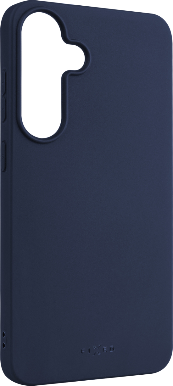 Zadní pogumovaný kryt FIXED Story pro Samsung Galaxy S25+, modrý