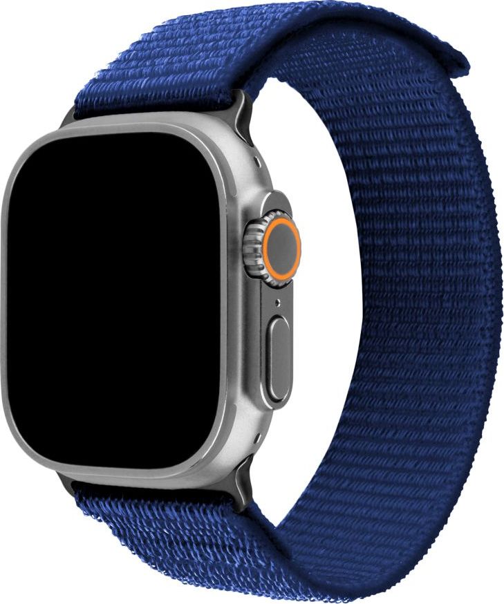 Nylonový řemínek FIXED Nylon Sporty Strap pro Apple Watch Ultra 49mm, tmavě modrý