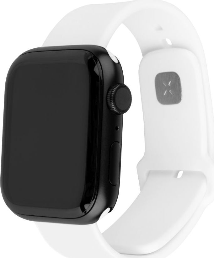 Set silikonových řemínků FIXED Silicone Sporty Strap pro Apple Watch Ultra 49mm, bílý
