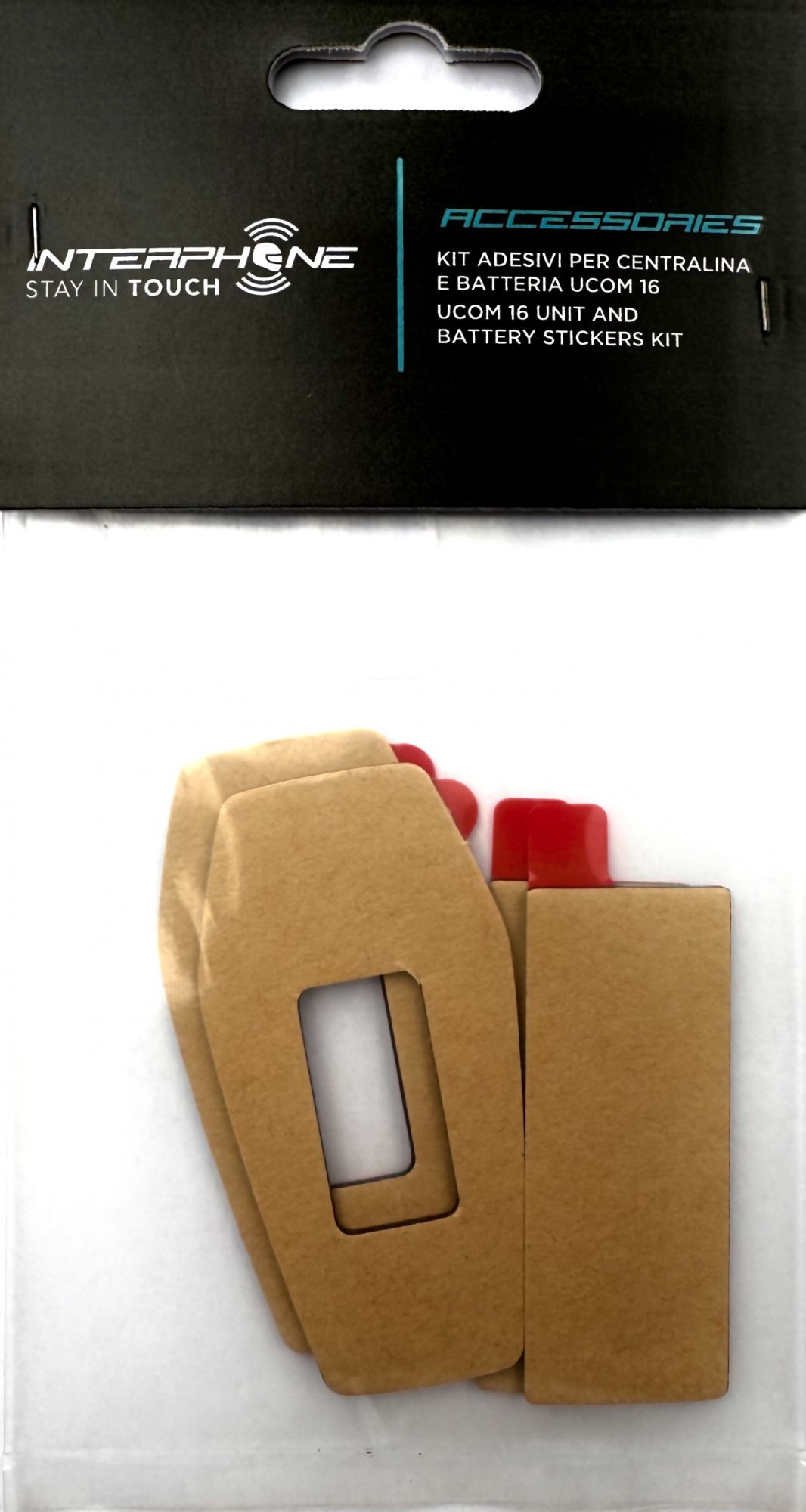 Náhradní sada uchycení na přilbu Interphone U-COM 16