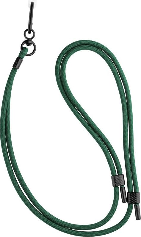 Univerzální šňůrka FIXED NeckUni pro telefony se zadním krytem, zelená