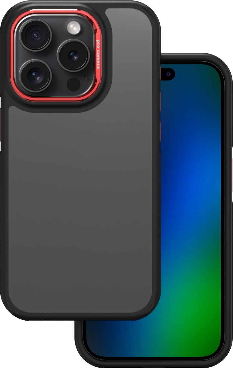 Crystal Black pouzdro pro iPhone 15 Pro Max 6,7
