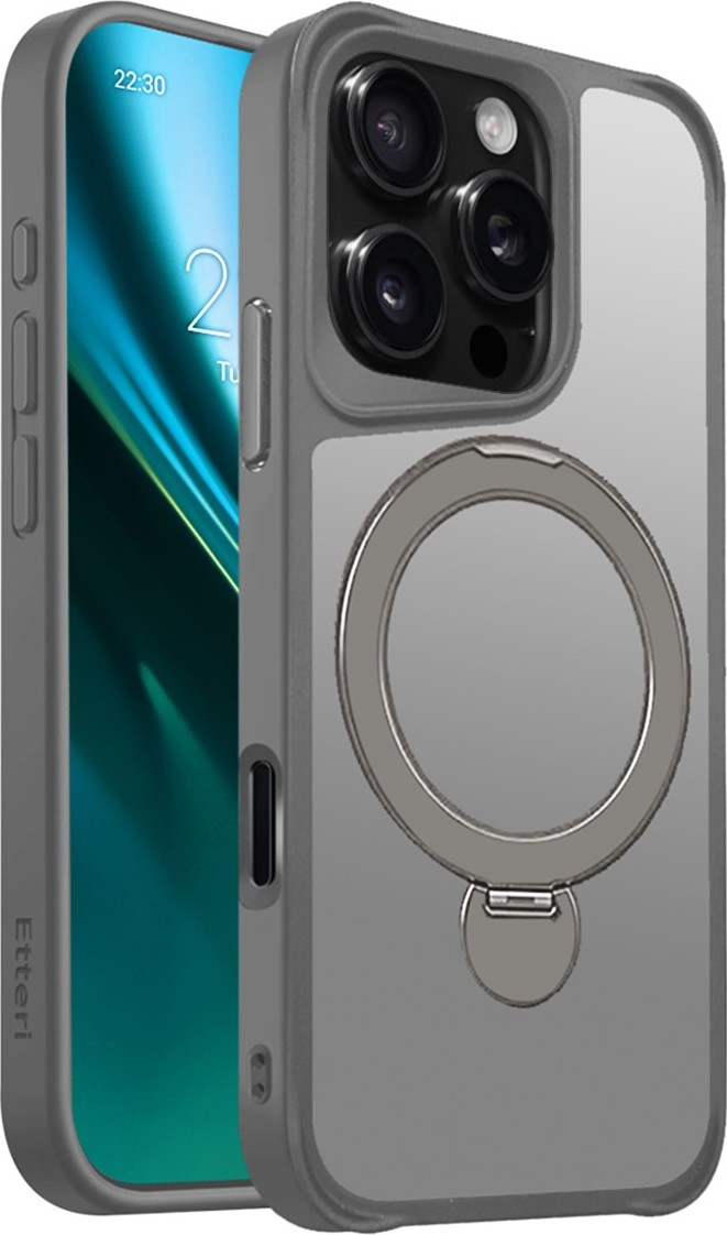 Pouzdro Etteri Matt Mag Ring pro iPhone 16 Pro 6,3