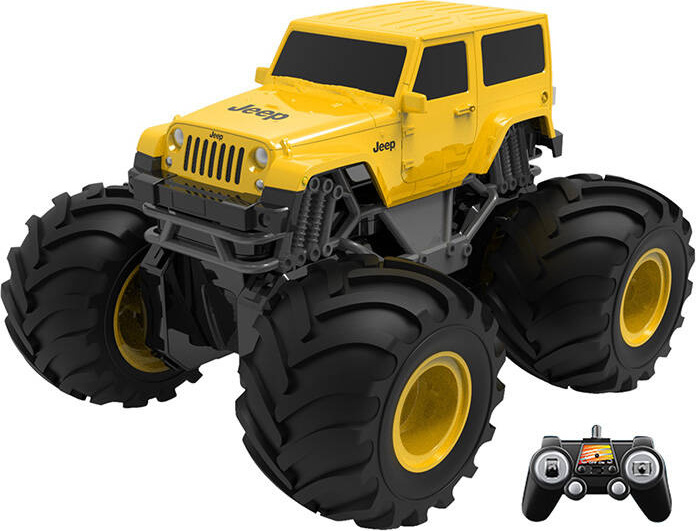 RC dálkově ovládané auto Double Eagle (žluté) Jeep (obojživelné) E342-003