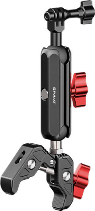 Držák na zpětné zrcátko na motocykl PULUZ pro akční kamery (včetně Osmo Action 5 Pro, Insta360 X5 / X4 / X3)(PU3211)