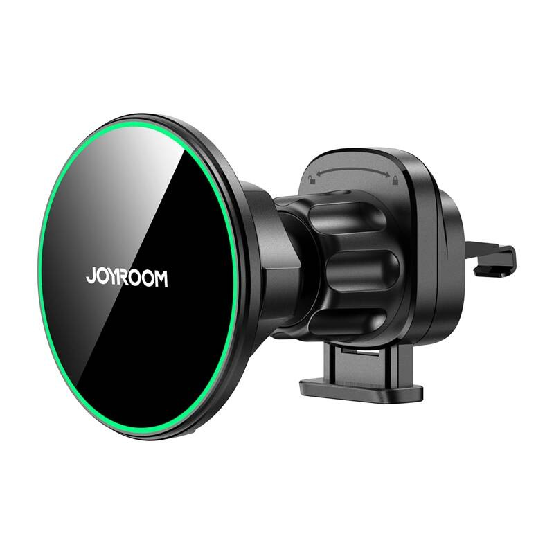 Magnetický držák s bezdrátovým nabíjením Qi2 do auta Joyroom JR-ZS412 černý