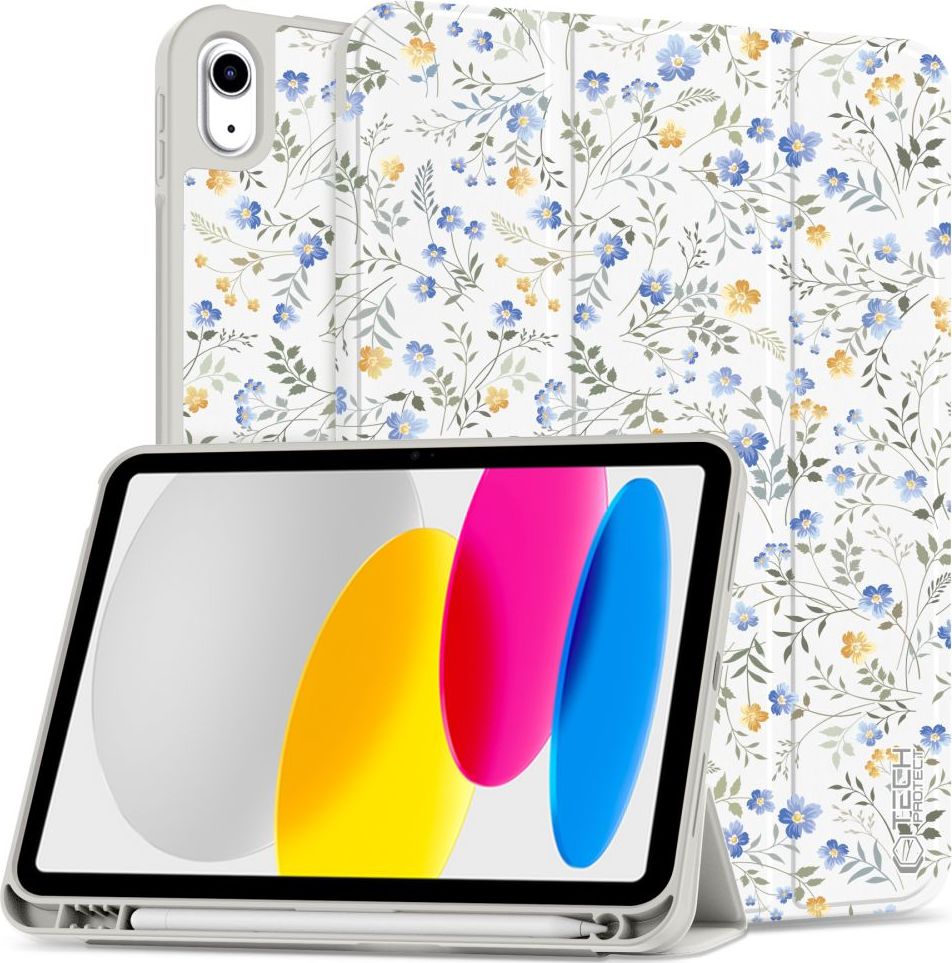 TECH-PROTECT SC PEN IPAD 10.9” 10 / 2022 / 11” 11 / 2025 SPRING FLOWERS