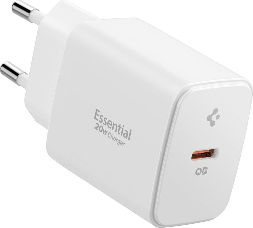 SPIGEN ESSENTIAL EE201EU 1-PORT NETWORK CHARGER 20W WHITE