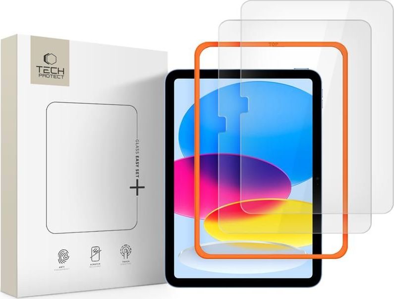 Tvrzené sklo TECH-PROTECT EASY SET+ 2-PACK PRO IPAD 10.9” 10 / 2022 / 11” 11 / 2025 CLEAR