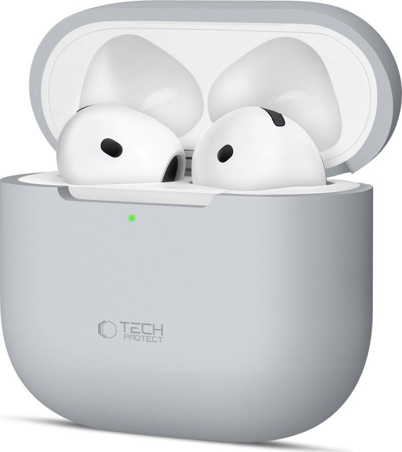 TECH-PROTECT SILICONE APPLE AIRPODS 4 CRAYON GREY