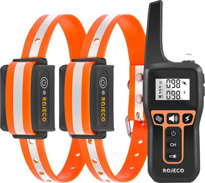 Rojeco PD5291000m Výcvikový obojek pro psy se 2 obojky