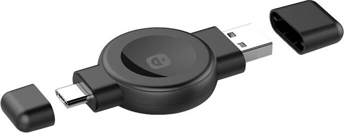 Bezdrátová nabíječka In-line Choetech T606-F pro Apple Watch, Samsung Galaxy Watch (černá)