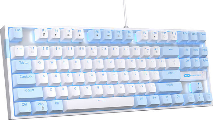MageGee MK-STAR drátová klávesnice (blue and white) anglická