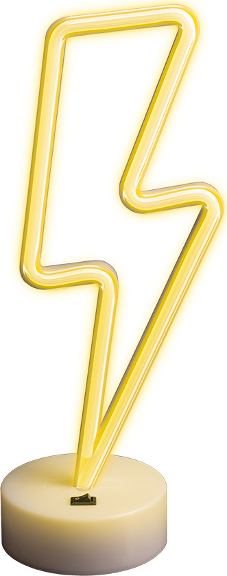Neonové LED světlo na stojánku BOLT bílé FSNE03 Forever Light