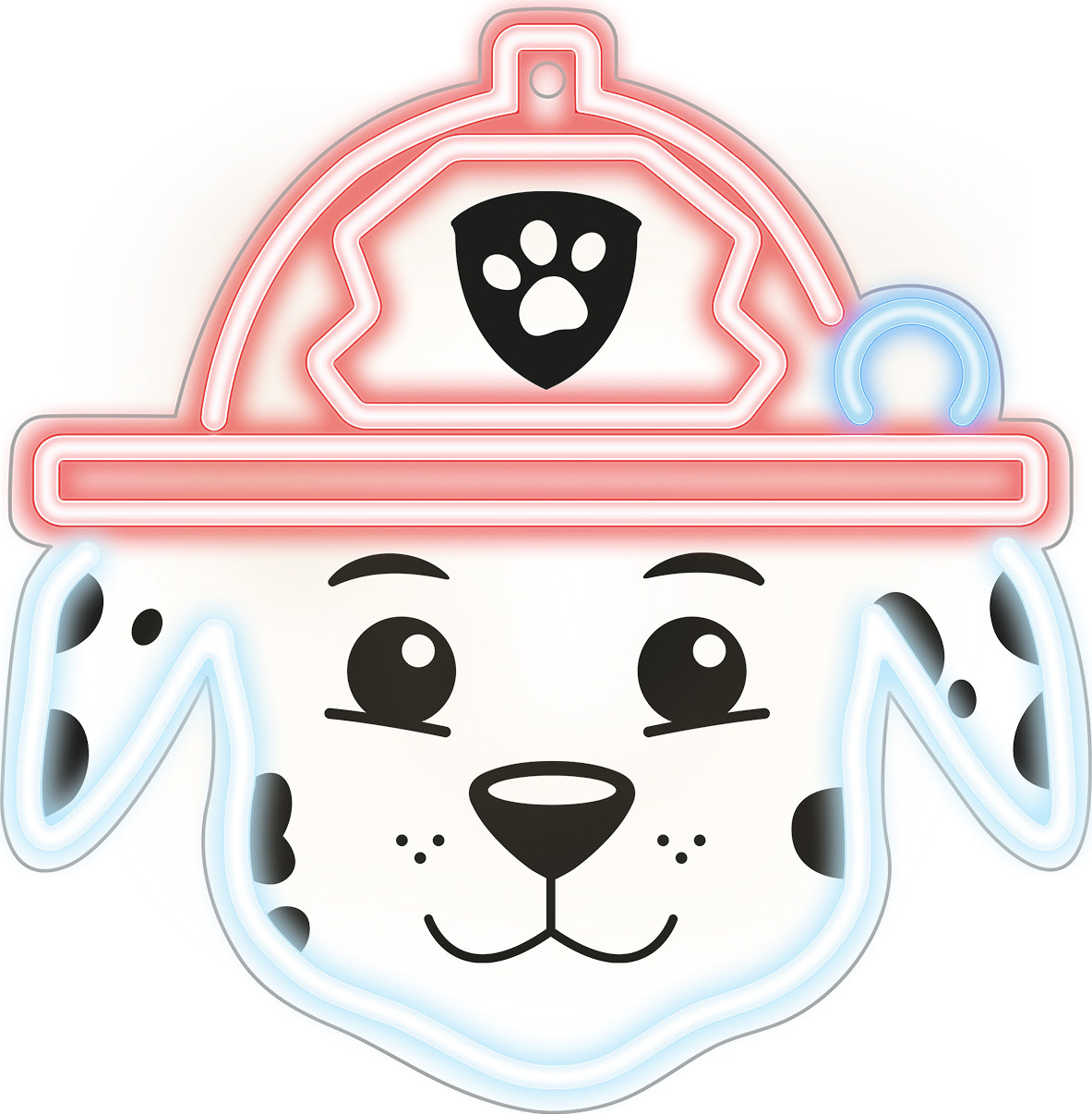 Psi Patrol Závěsné neonové světlo LED Paw Patrol na plexisklo - Marshall OW-130646