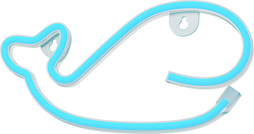 Neonové LED světlo WHALE modré Baterie + USB FLNE19 Forever Light