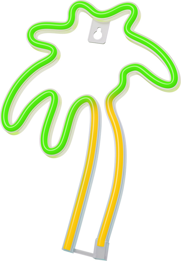 Neonové LED světlo PALM zelená oranžová NNE04 Neolia